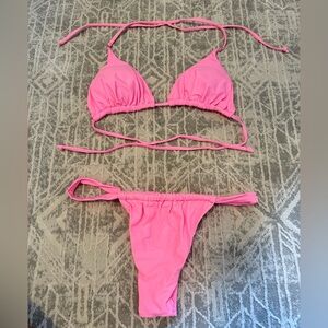 Vibrant Pink Bikini Set
